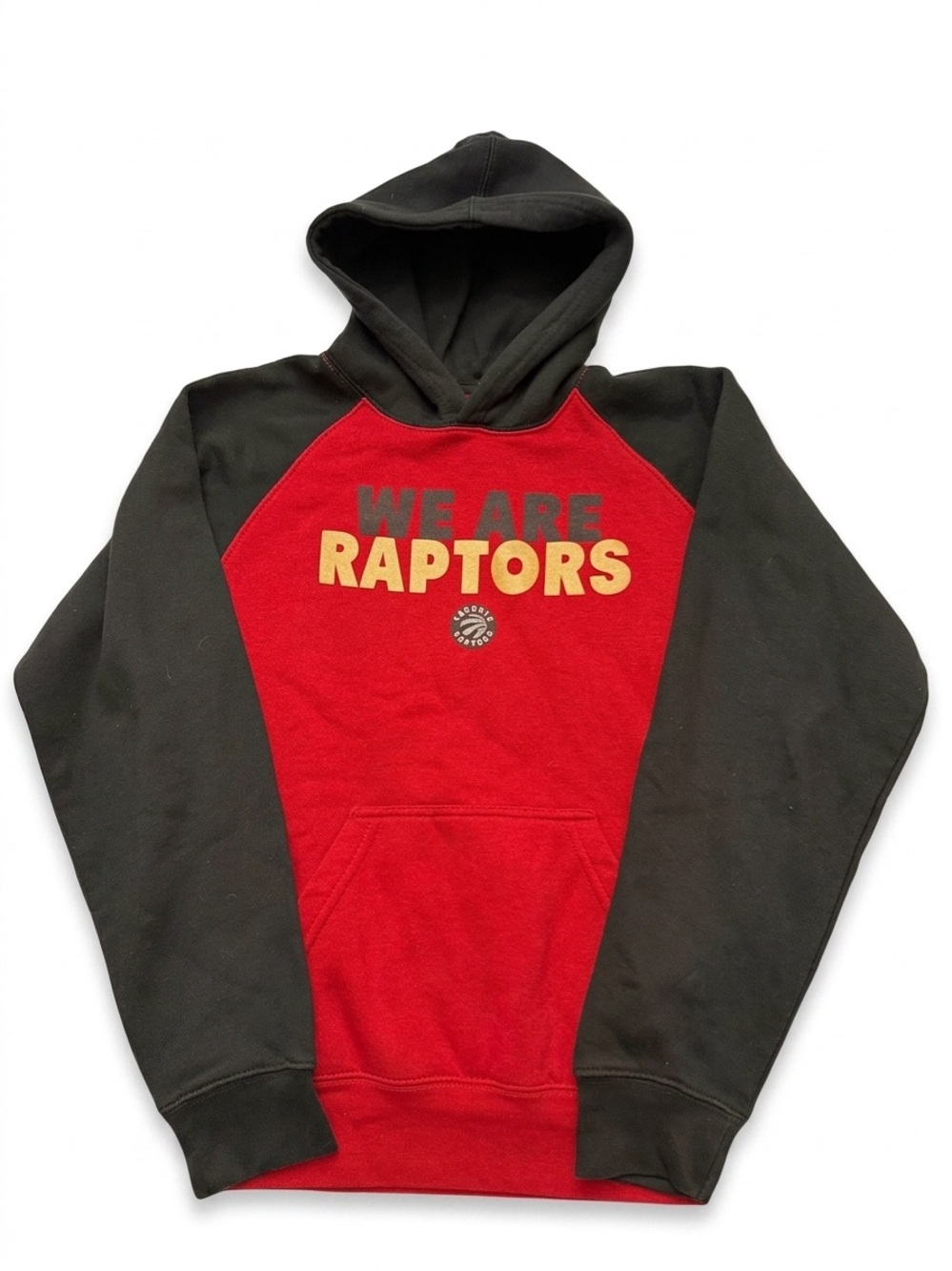 NBA Toronto Raptors Basketball Red Black Pullover Hoodie Youth XL 18/20